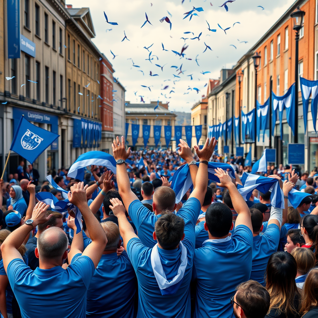 How Coventry fans celebrated promotion across the city - in photos